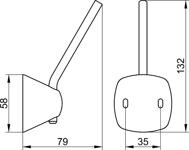 02763010000 Держатель запасного рулона KEUCO City.2 - Вид №2