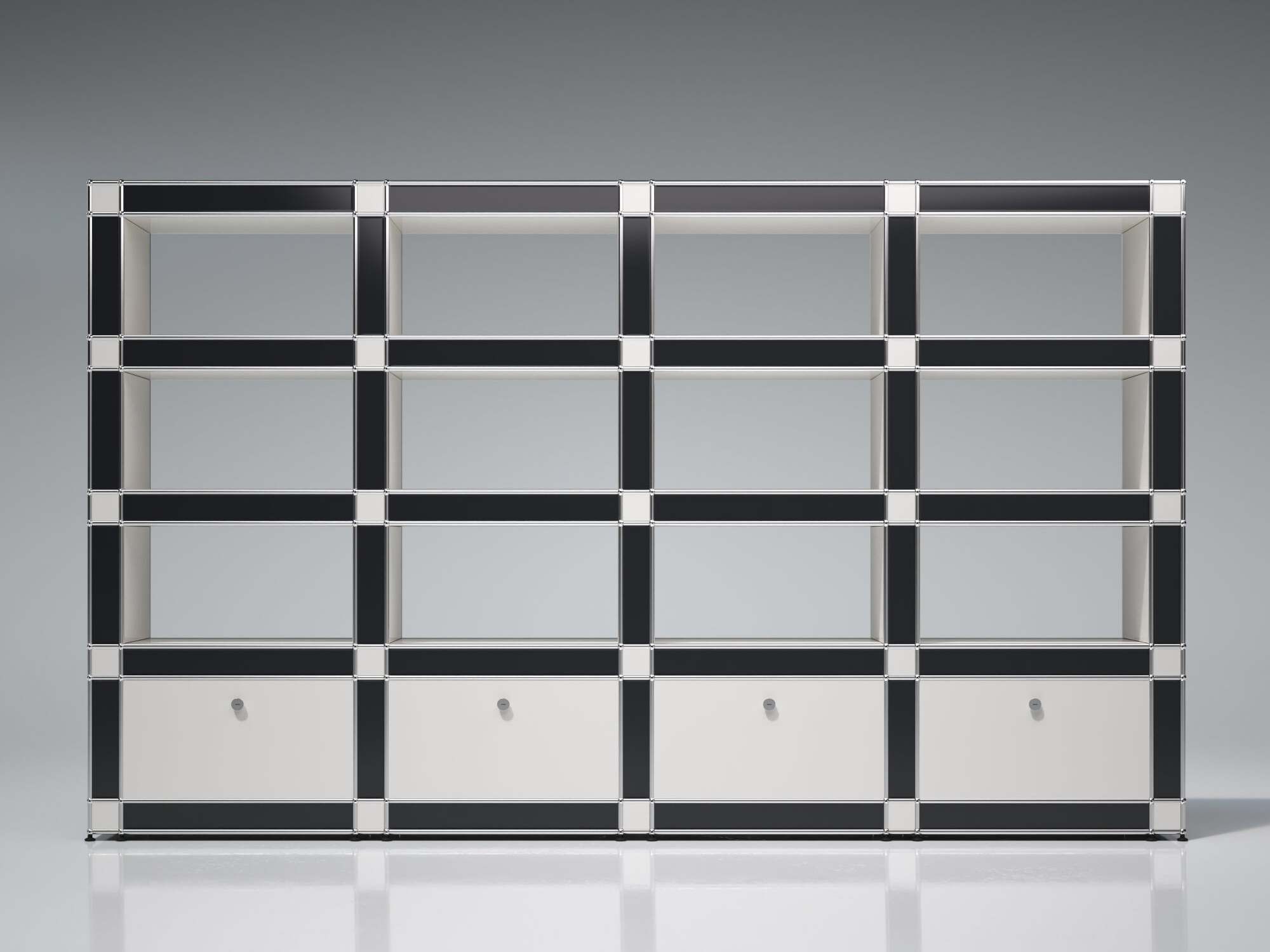 Модульная стальная самонесущая Книжная полка USM TESSELLATE ARCH-00091585 - Вид №4