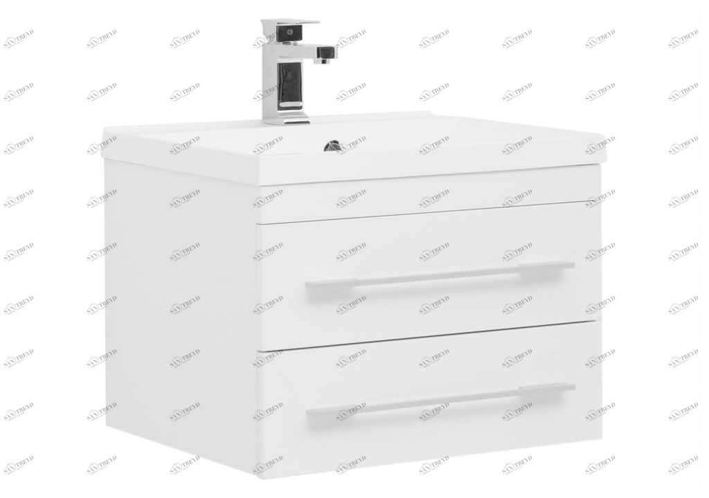 Тумба с раковиной Aquanet Нота NEW 58 белый 0017148300204117