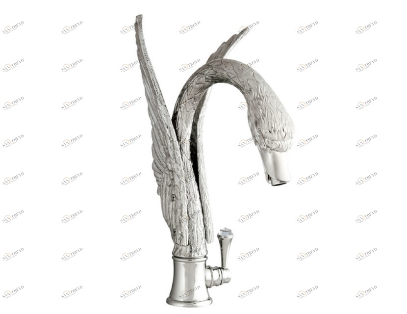 039444.000.50 Смеситель для раковины monolever Яркий хром Mestre Swan