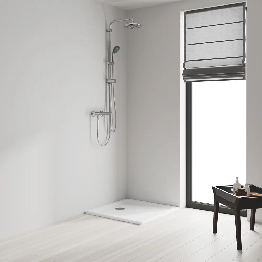 Душевая стойка Grohe Vitalio без смесителя 2 режима цвет хром 81971364 STLM-2011678  - Вид №9