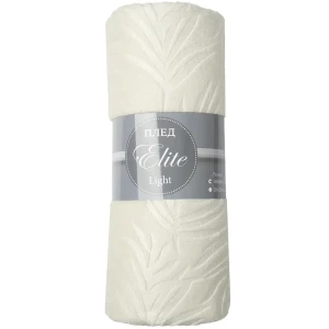 Плед TEXREPUBLIC Листья 150×200 см скандинавский бежевый 89417259