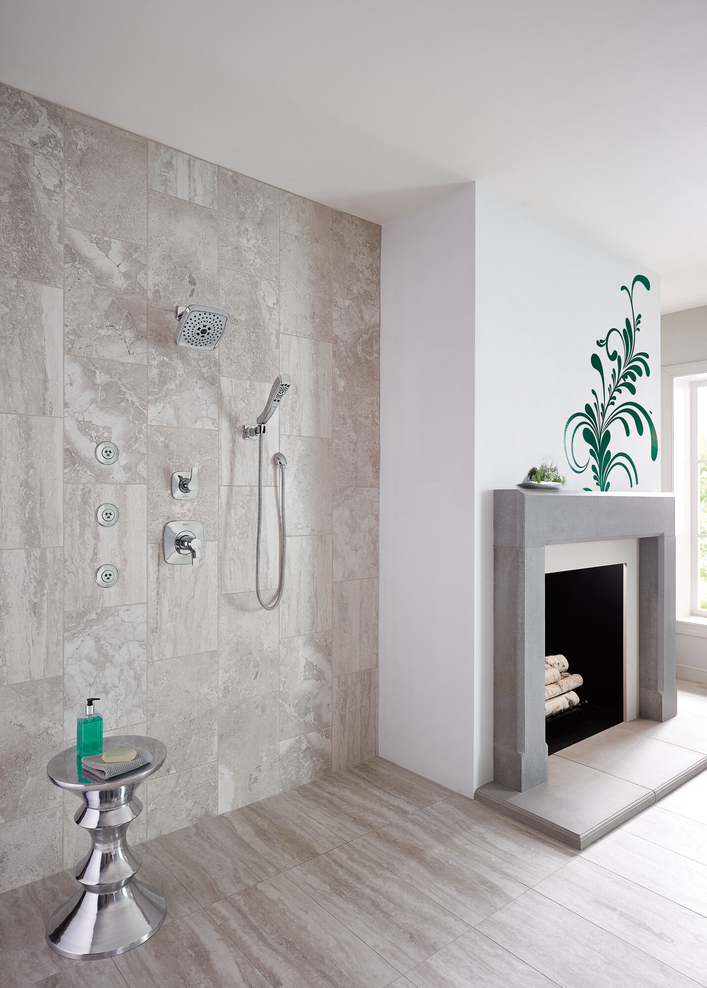 T17T252-PN Облицовка для душа H2Okinetic® серии TempAssure® 17T Delta Faucet Tesla Полированный никель - Вид №2