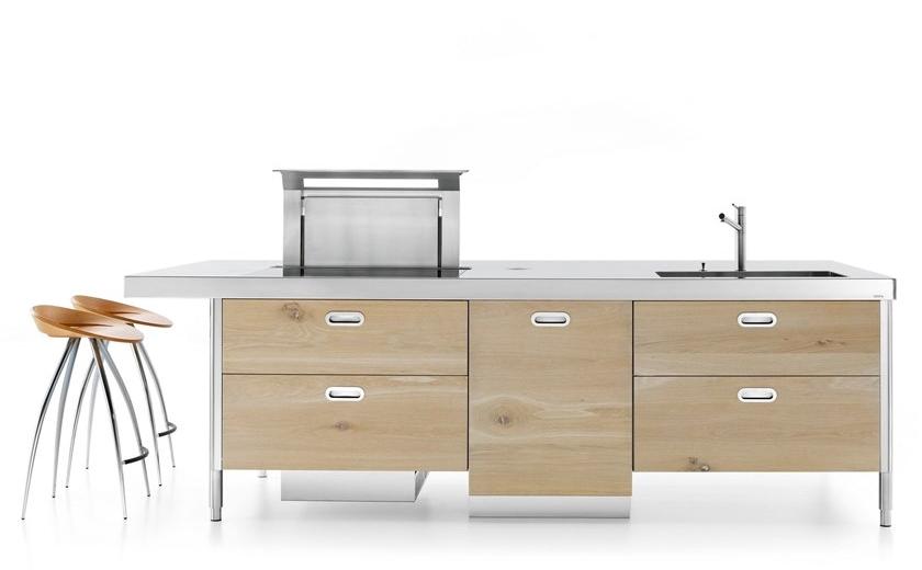 ALPES-INOX Островная кухня из нержавеющей стали с зоной для закусок Liberi in cucina sun-id-1358395 - Вид №4