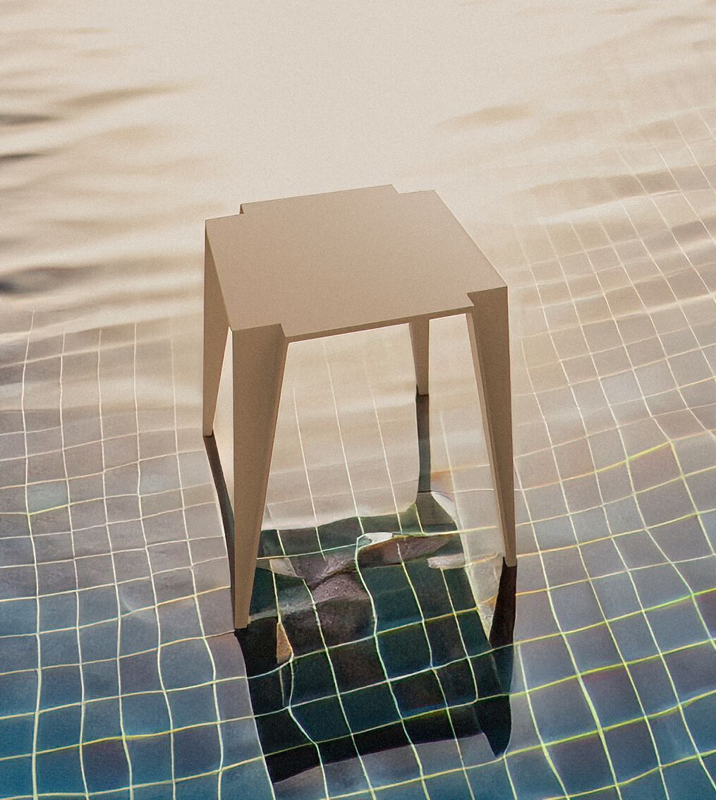 Алюминиевый штабелируемый квадратный стол Walters Avant ARCH-00144228 - Вид №1