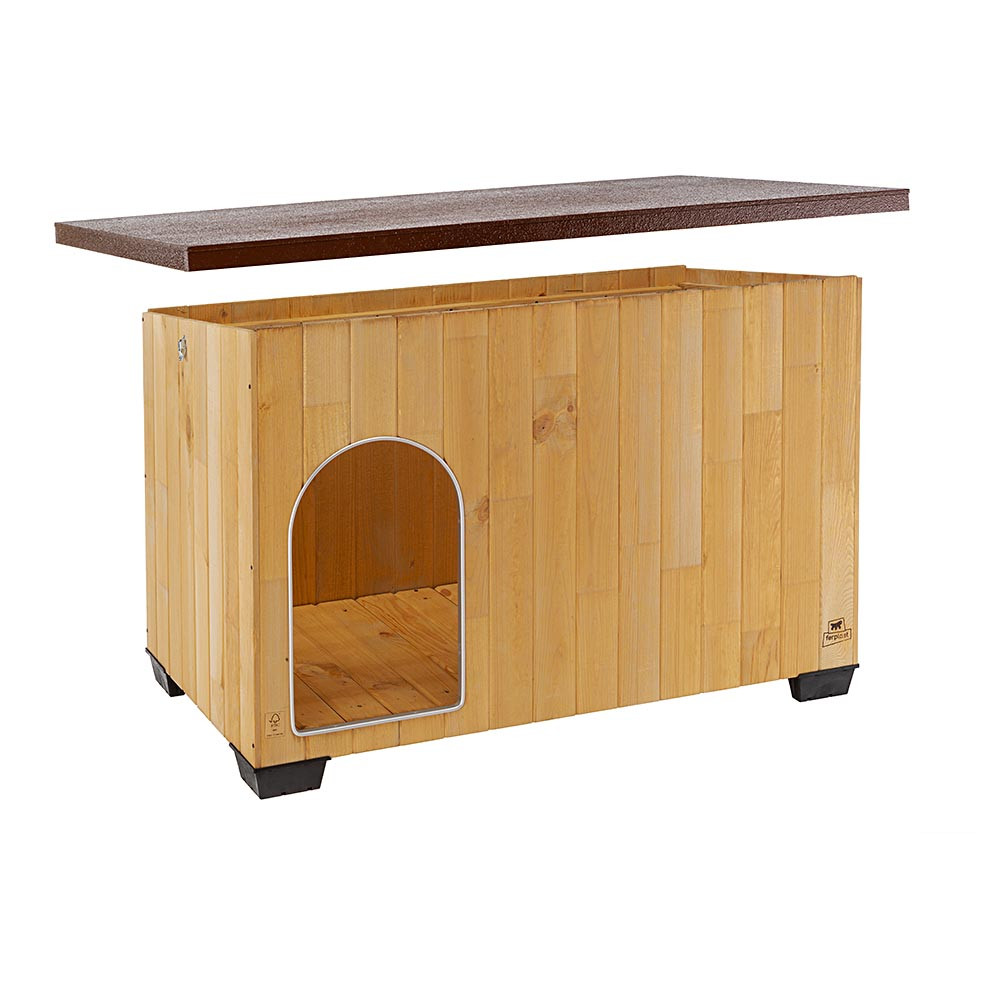 ПР0030271 Будка деревянная BAITA 120 для собак 141х86,5х87см FERPLAST  - Вид №4