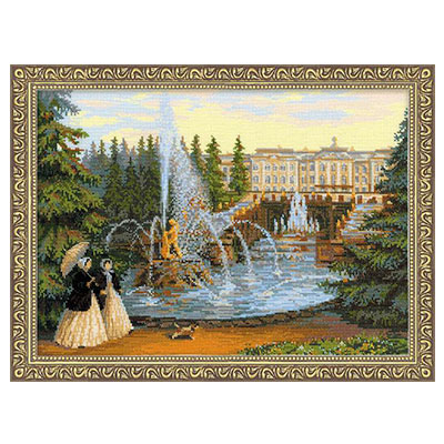 1133 Набор для вышивания Петергоф 40 х 30 см RIOLIS Сотвори Сама 