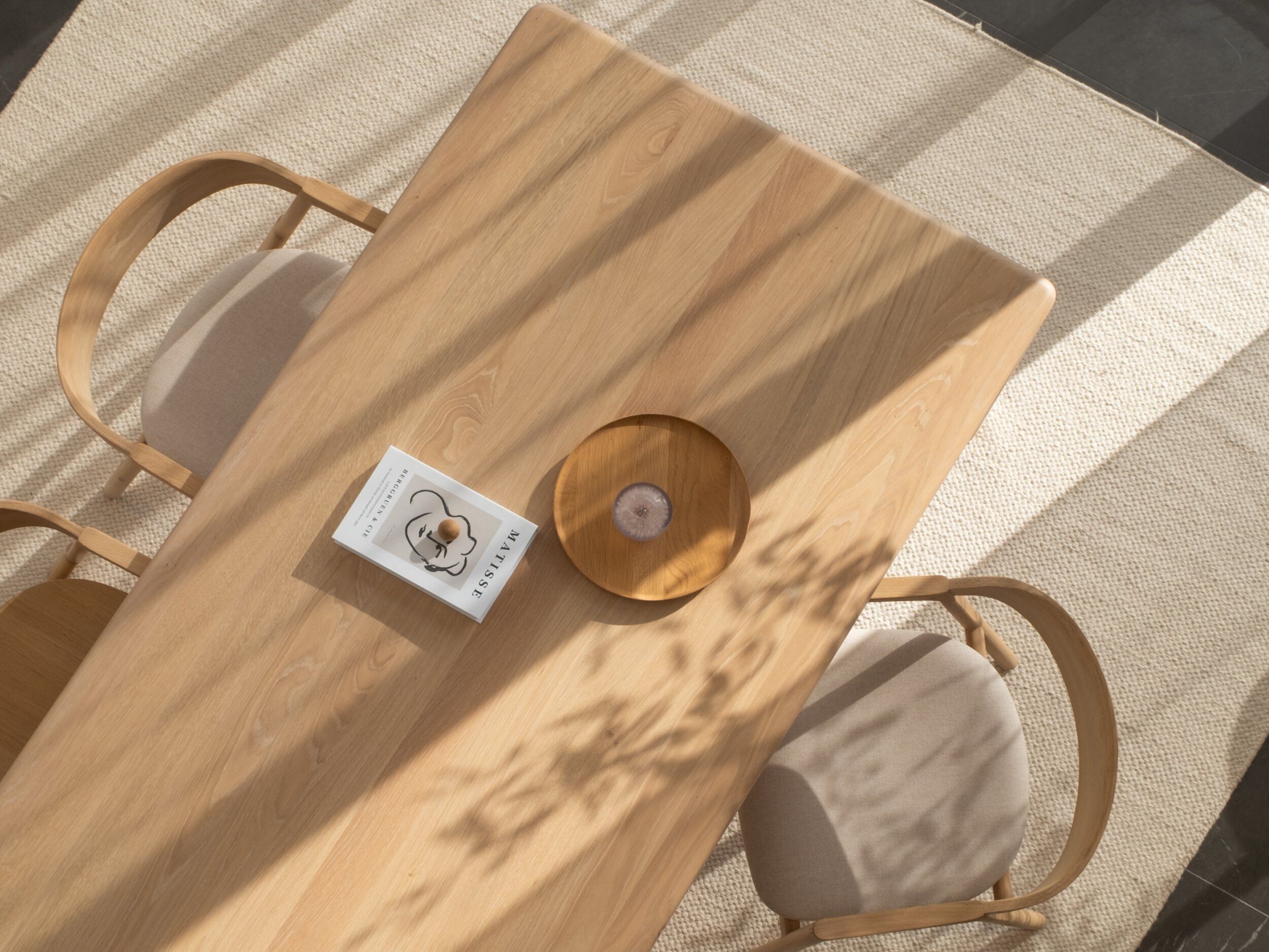 Прямоугольный обеденный стол из дуба Gazzda DERVEN ARCH-00033791 - Вид №7