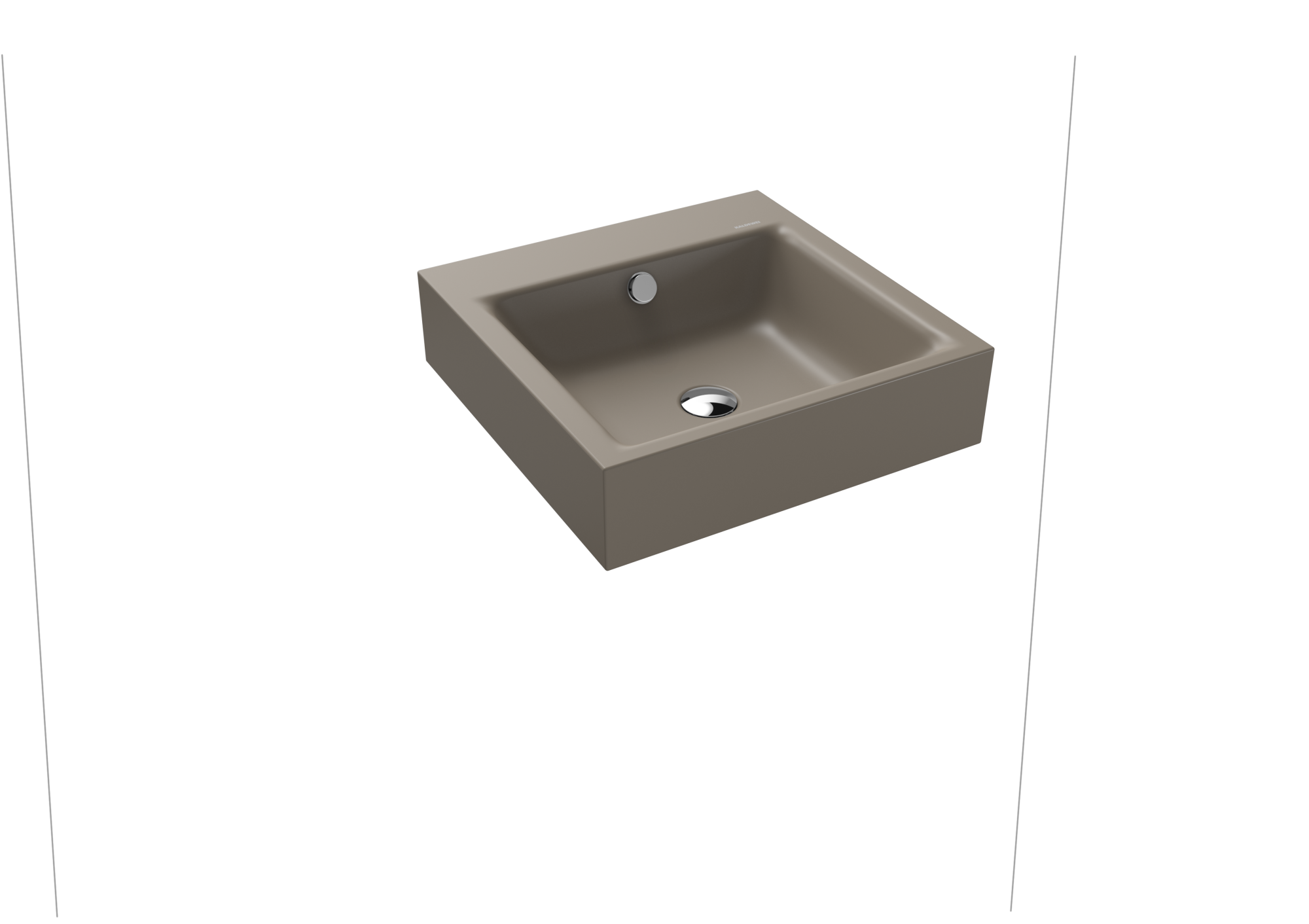 Умывальник KALDEWEI Сталь эмалированная 3163 448 теплый серый 60 31633319448