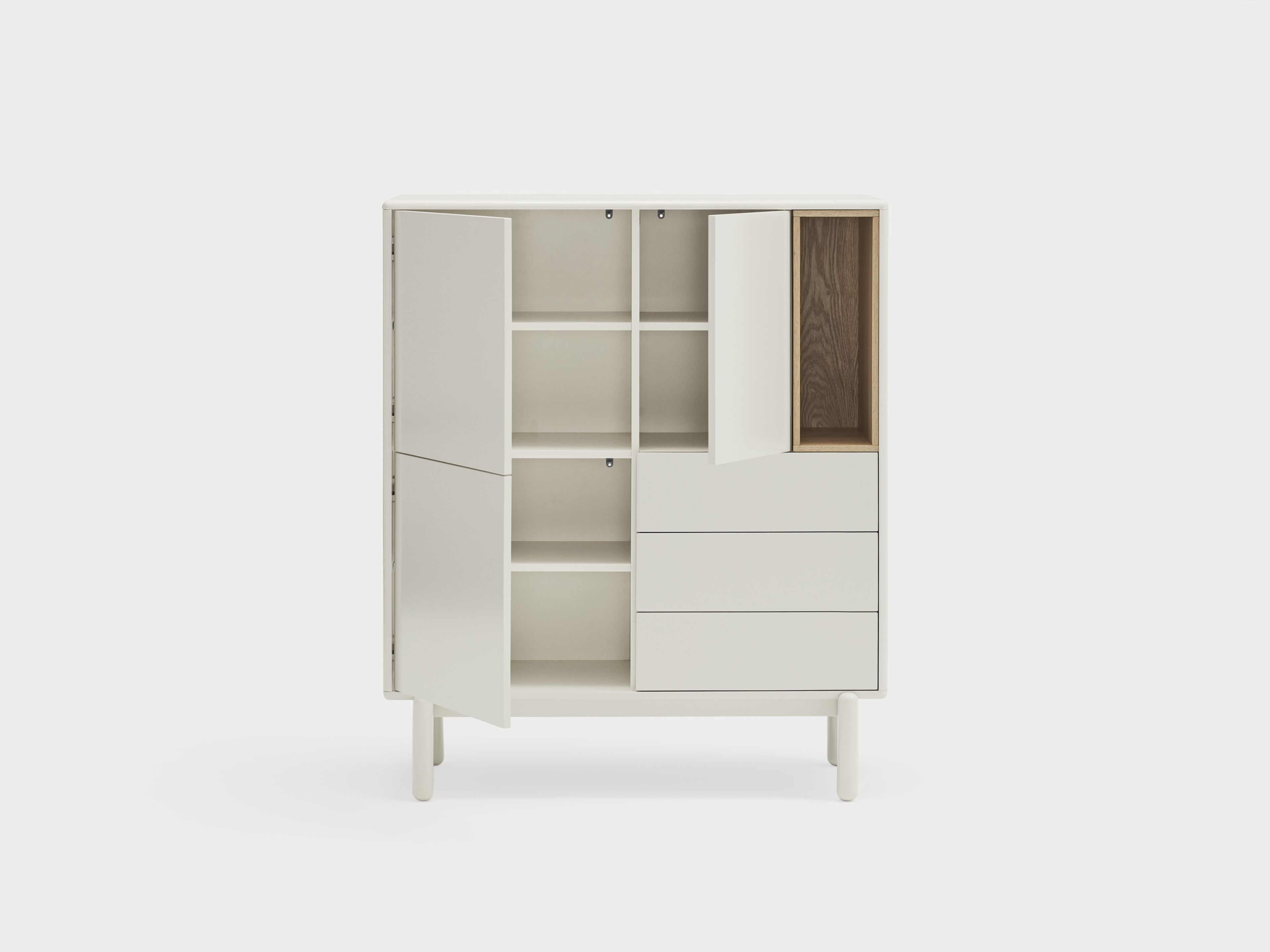 Шкаф из МДФ с распашными дверцами и ящиками TEULAT Corvo ARCH-00150024 - Вид №5