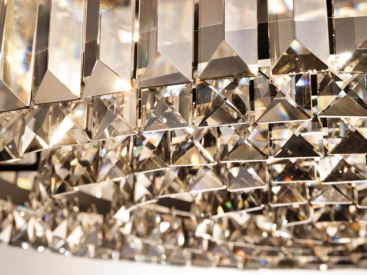 Окрашенный металлический подвесной светильник с кристаллами Masiero палладий ARCH-00039894 - Вид №1