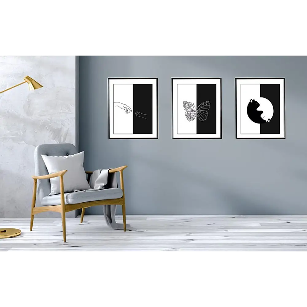 Постер Инь и ян 50x70 см 3 шт АРТ ДИЗАЙН STLM-2125239 - Вид №1