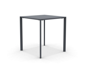 Металлический квадратный садовый стол