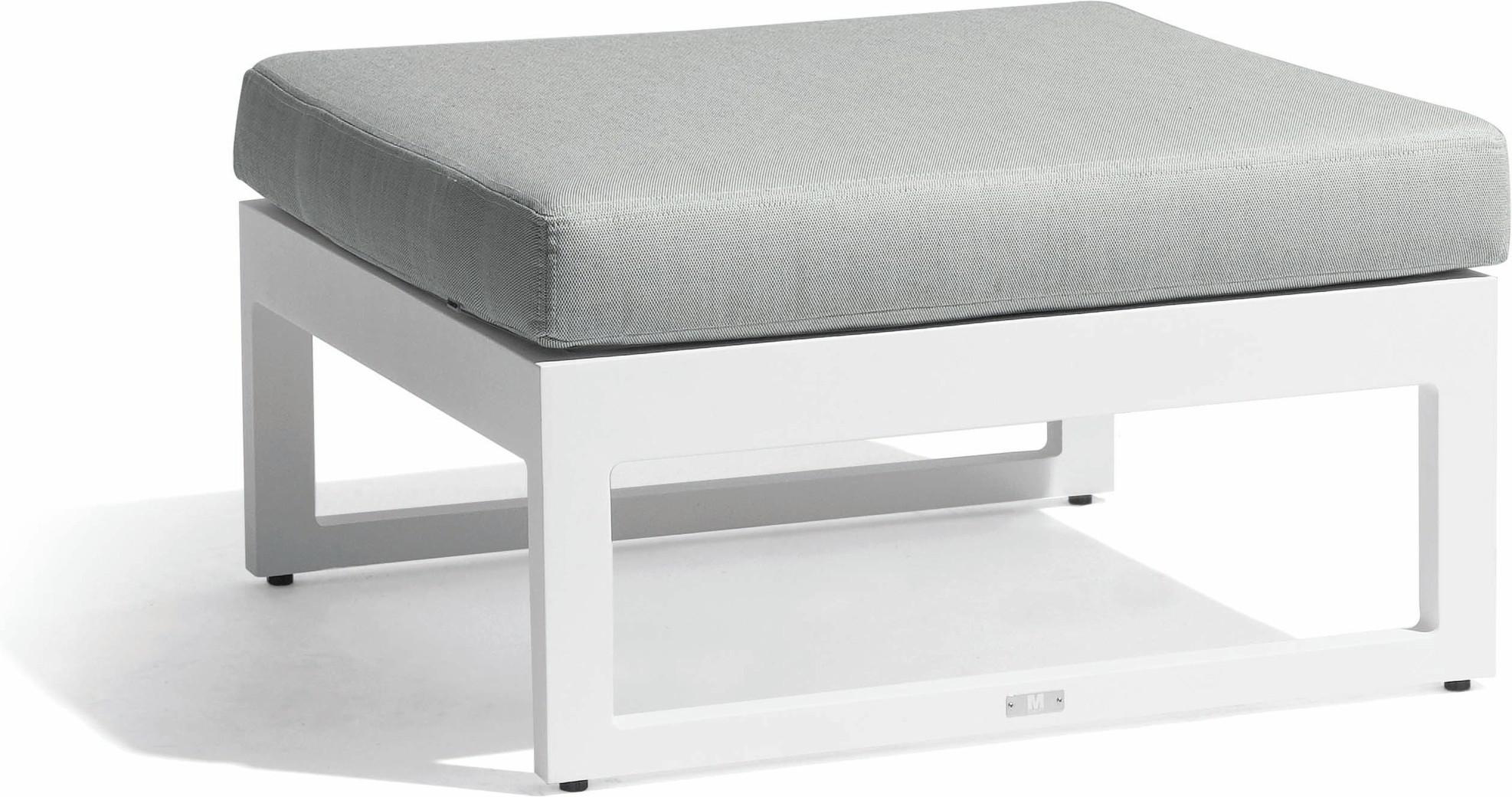 MNST193 Табурет для ног средний белый glw Manutti Fuse