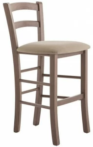 Palma Высокий табурет из бука со спинкой Venezia 42ab.i2