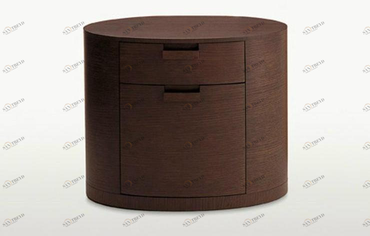 Maxalto Овальная тумбочка из дерева с ящиками Amphora sun-id-1394346