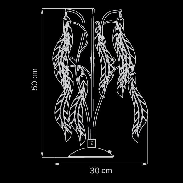 Настольная лампа Lightstar Vetro Сristallo 793934 LIGHTSTAR ИНТЕРЬЕРНЫЕ 138528 Прозрачный;хром  - Вид №1