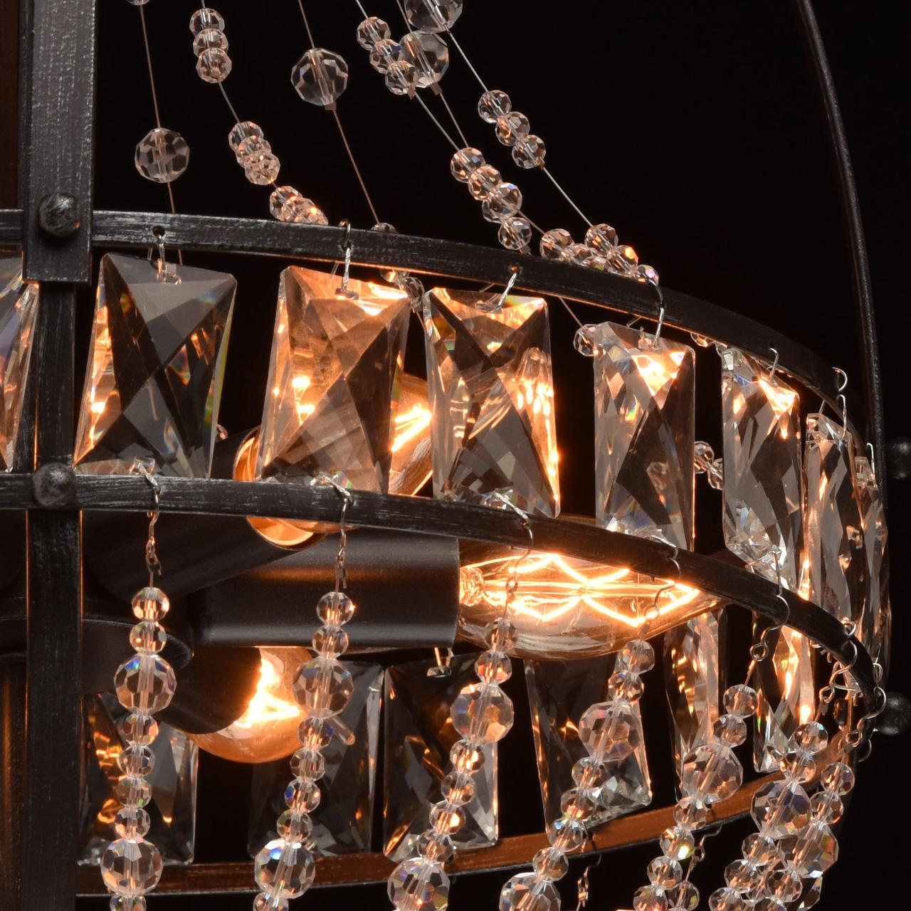 Подвесная люстра MW-Light Джестер 1 104010106 MW-LIGHT ДИЗАЙНЕРСКИЕ, ДЖЕСТЕР 187062 Черный  - Вид №2