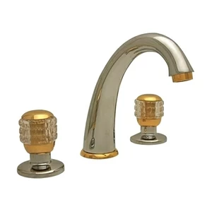 Смеситель для раковины на 3 отверстия 24.005CG MAIER ELITE CRISTAL