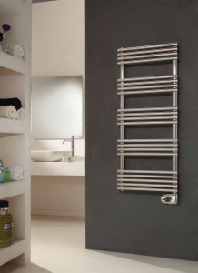 3581440402012 Cordivari Sandy Electric, полотенцесушитель электрический 735/500, цвет полированная сталь