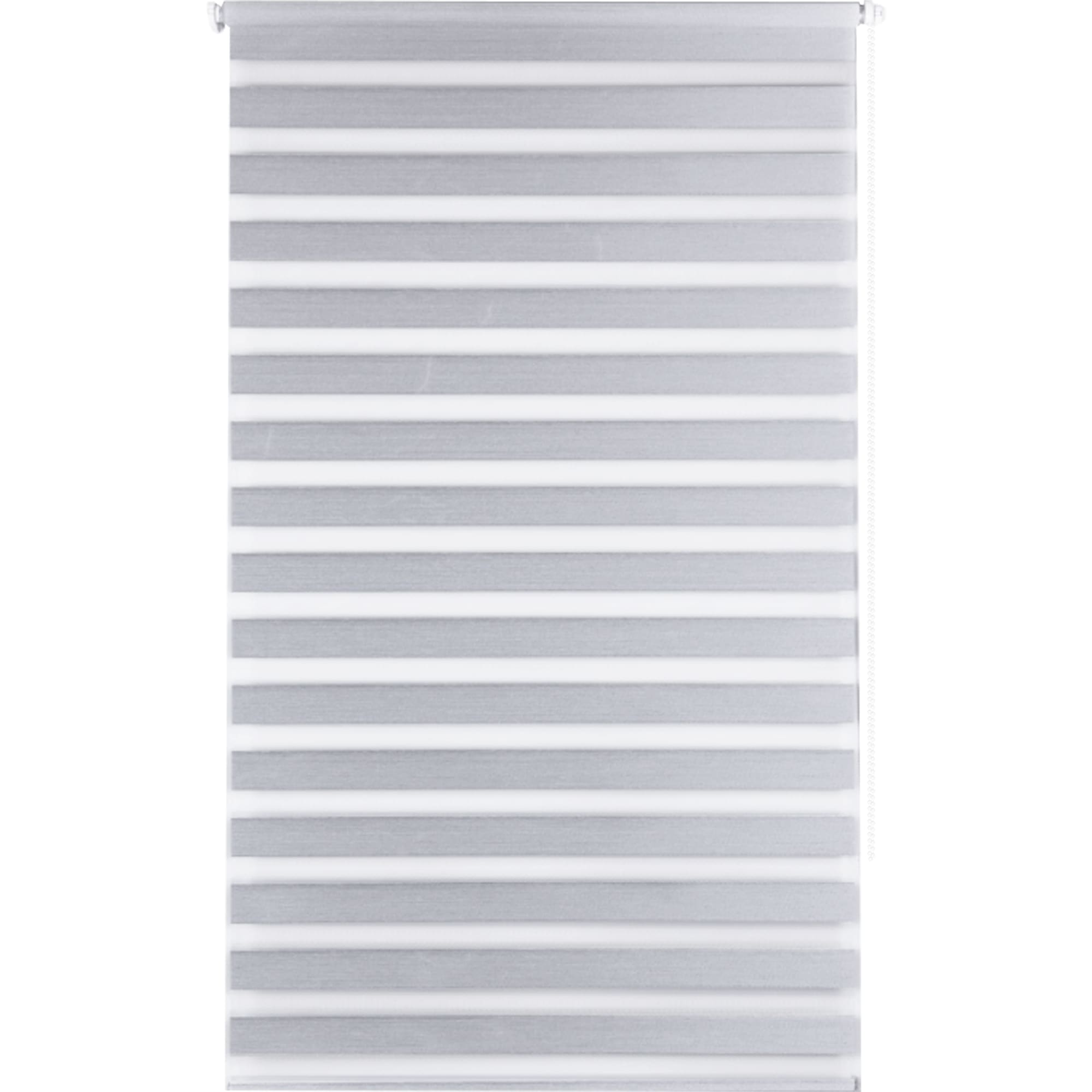 82614543 Штора рулонная день-ночь Miamoza Blackout Rain 40x160 см, цвет серый Santreyd 