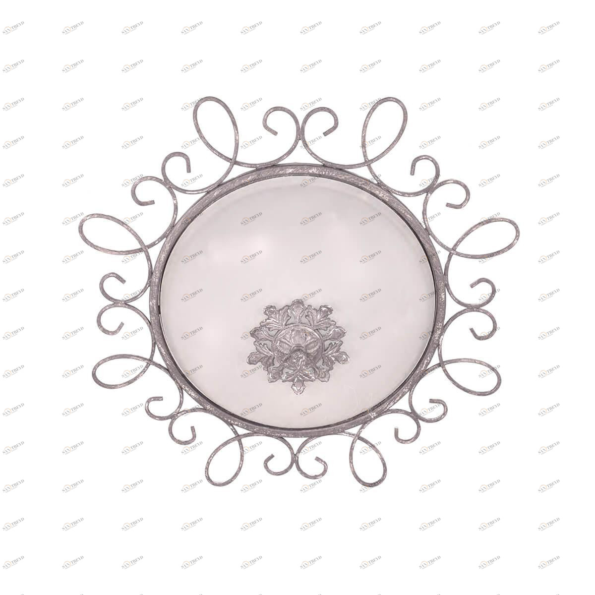 Потолочный светильник Omnilux OML-74007-05 OMNILUX OML-74007 203701 Белый;серебро 