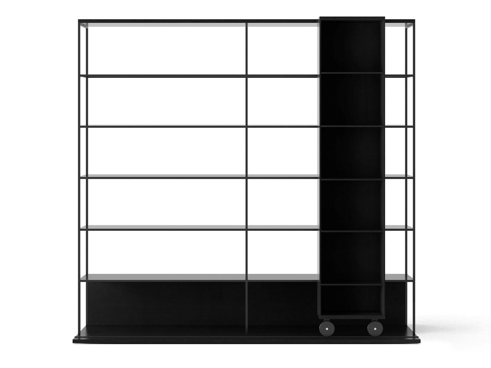 Деревянный книжный шкаф на колесах Punt Literatura ARCH-00034358 - Вид №61