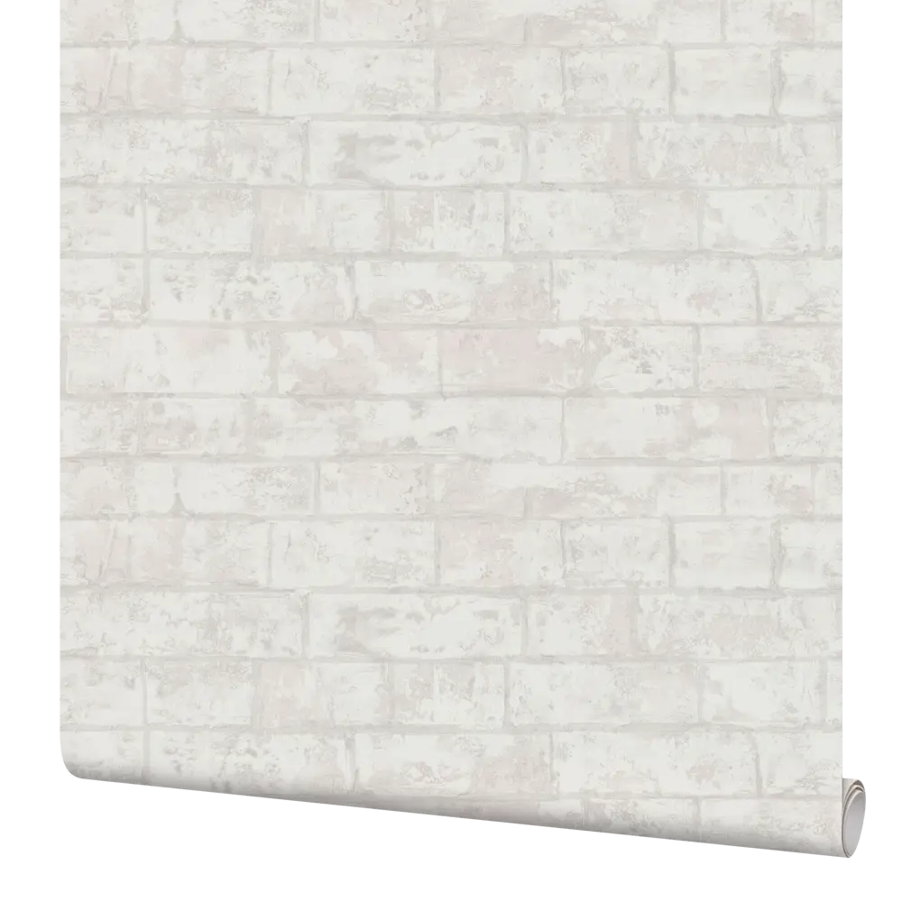 Обои флизелиновые Palitra Life Brick белые 1.06 м PL71412-11 82424605 STLM-2181581