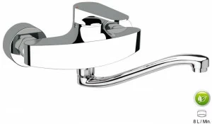 Remer Rubinetterie Смеситель для кухни настенный с поворотным изливом Class line eco Le 41 s lt8