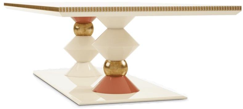 Malabar Лакированный прямоугольный обеденный стол из дерева Cortez sun-id-1407390 - Вид №2