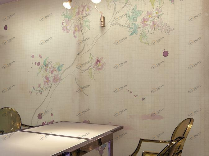 GLAMORA Виниловые обои с цветочными мотивами Signs sun-id-1404557