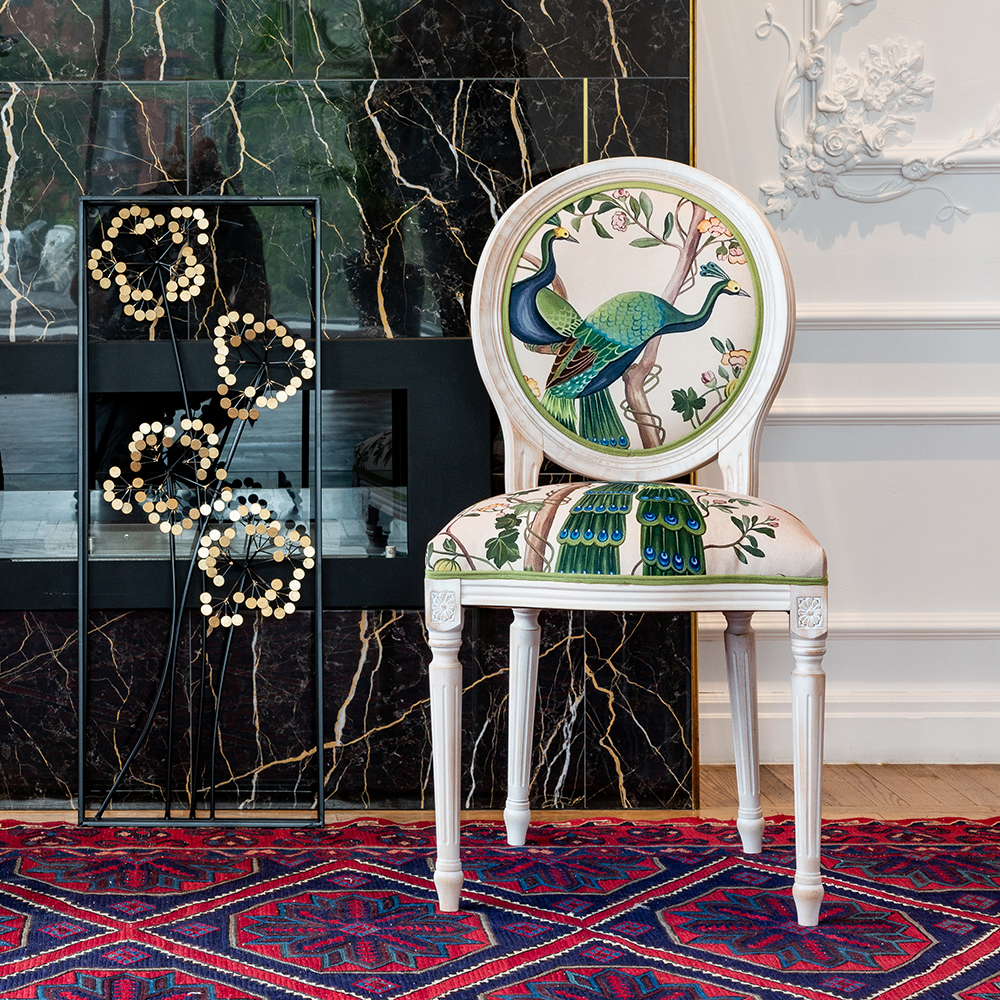 21060743 Стул «Индокитайский зелёный павлин» (версия 1) Object Desire  - Вид №3