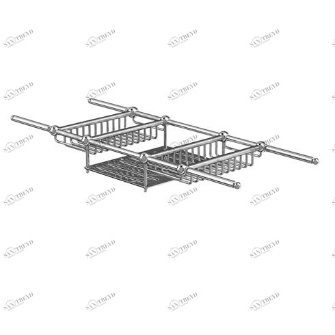 ARCA27 CHR Полка на борт ванны Burlington Великобритания Arcade