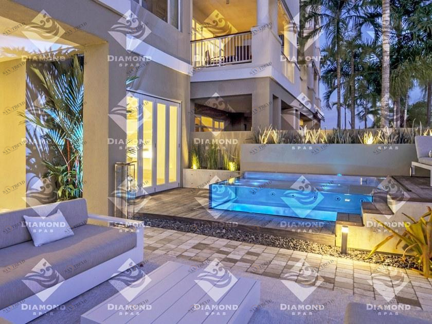 Diamond Spas Прямоугольный мини-бассейн с гидромассажем sun-id-1435587