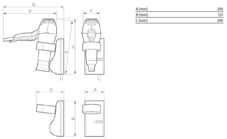 Vortice Проволочный фен для волос Vort fohn 70925 - Вид №1