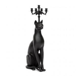 600487-90 ABHIKA СВЕЧА.ЕГИПЕТСКИЙ КОШКА BLACK