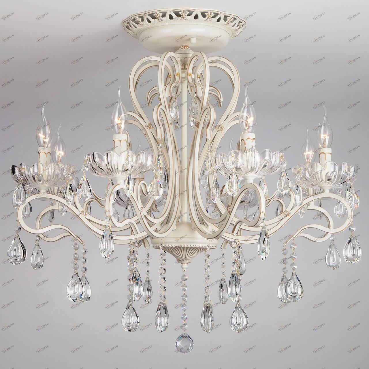 Подвесная люстра Eurosvet 12205/8 белый Strotskis EUROSVET ДИЗАЙНЕРСКИЕ 00-3888549 Белый 