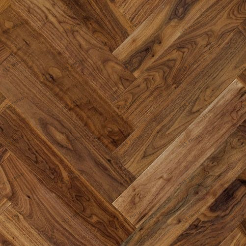 Паркет Ёлка Marco Ferutti Hermitage Американский Орех Европейский (Грецкий) Любая на выбор (Гладкая) 610х122 мм 2600700111