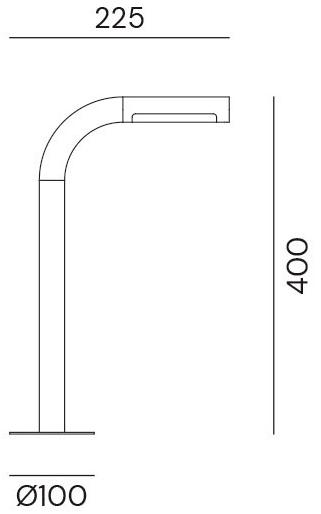 Il Fanale Светодиодный столб из нержавеющей стали To-be 280.01.44/280.02.44 - Вид №3