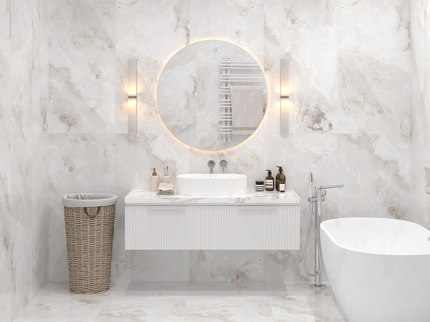 Элегантный керамогранит Palacio Nestle Bianco STP-ST492 INCOLOR - Вид №2