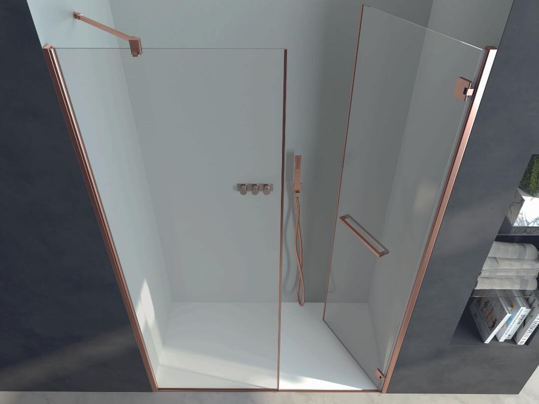 Алюминиевая и стеклянная нишевая душевая кабина с распашной дверью CSA Box Doccia София ARCH-00101209