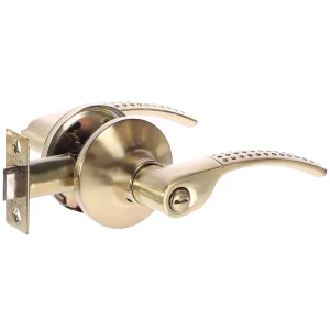 Ручка-защёлка Palladium 3903 SB BK, с фиксатором, ЦАМ, цвет матовая латунь