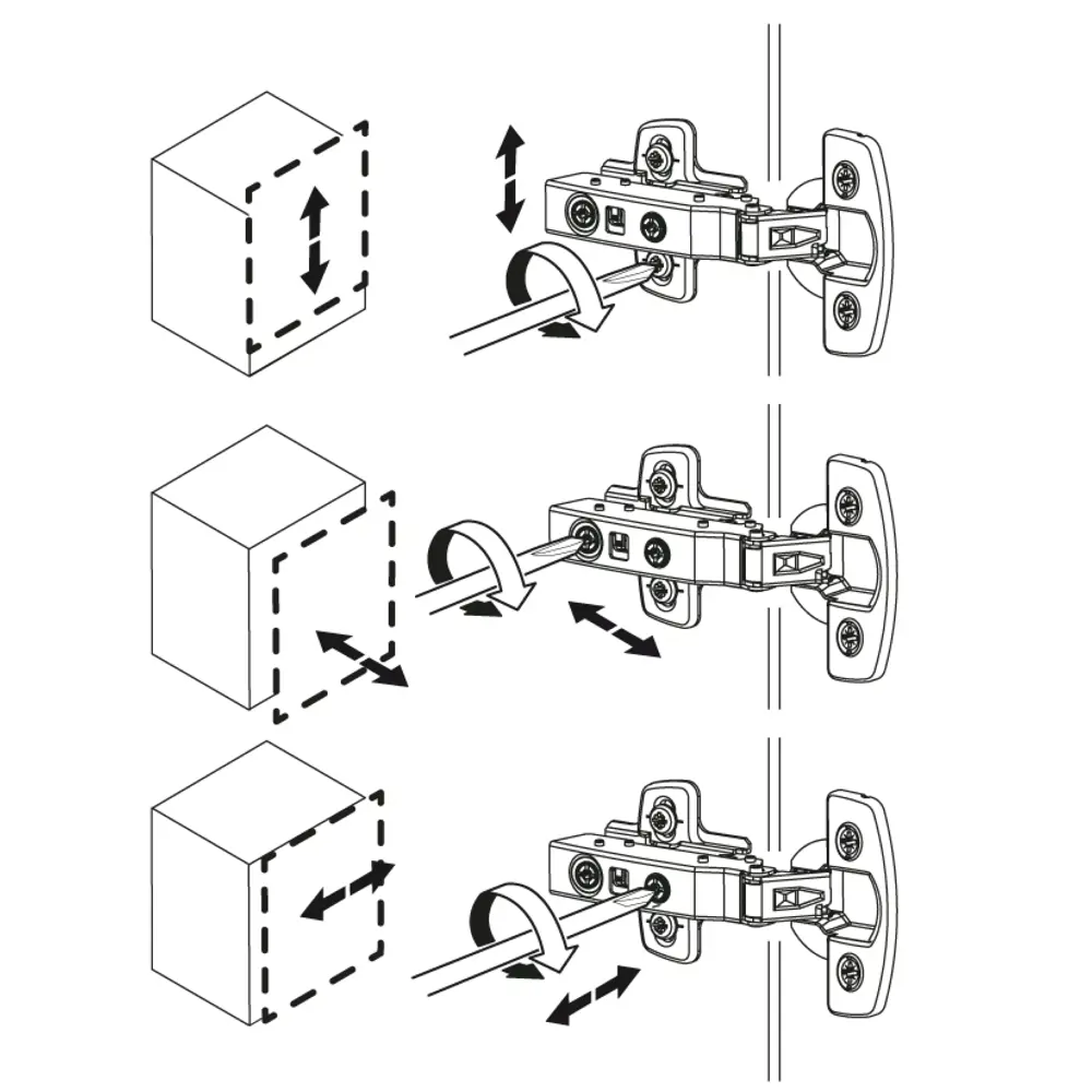 Комплект петель Standers 110 градусов сталь 2 шт Santreyd STLM-2197269 - Вид №3