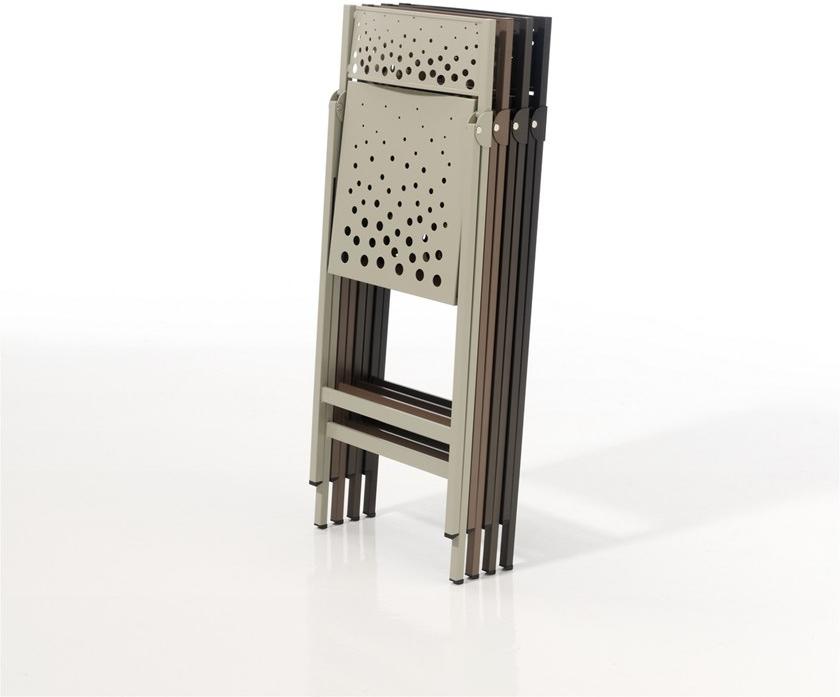 MOBLIBERICA Табурет металлический высокий складной Moon sun-id-1507295 - Вид №6