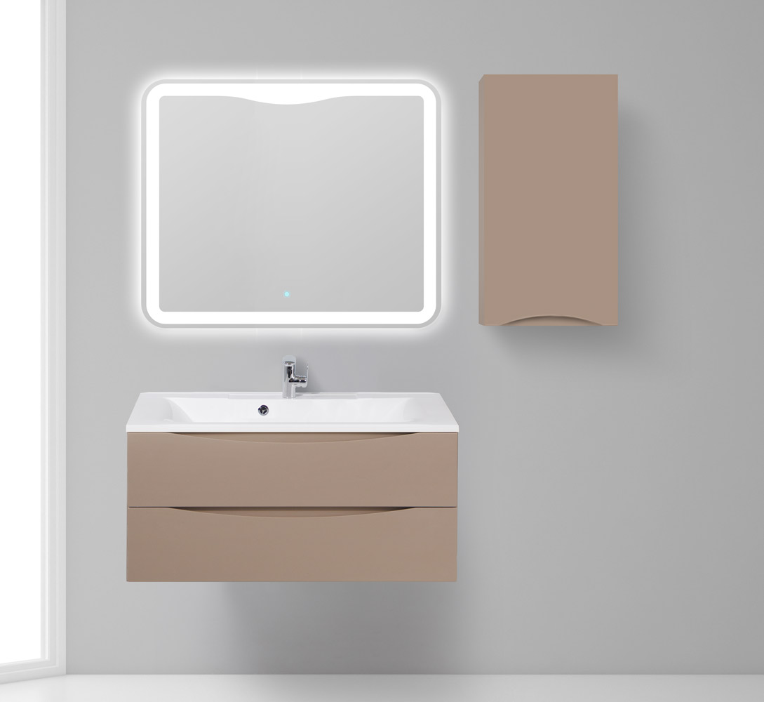 Шкаф подвесной, с одной распашной дверцей BelBagno FLY-MARINO-750-1A-SC-CL-P-L - Вид №1