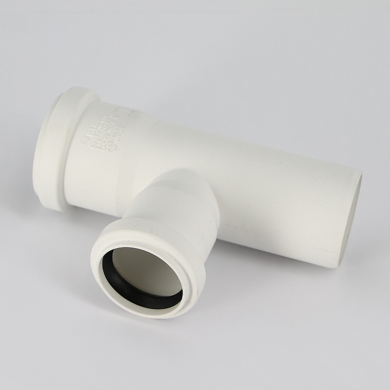 Тройник Rehau с резиновыми уплотнениями d50/40 87" RAUPIANO Plus 124097