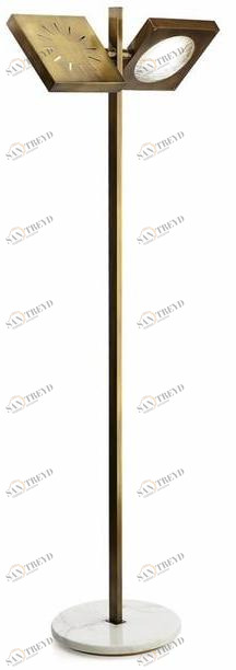 MARIONI Регулируемый светодиодный торшер из латуни Cecile 02802d