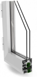 ALsistem Распашное окно из алюминия Planet