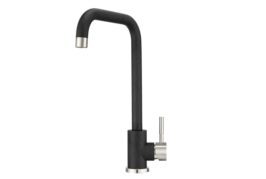 ST-4033, ЧЁРНЫЙ, СМЕСИТЕЛЬ КУХОННЫЙ GRANULA Standart ST-4033-ST96 - Вид №1