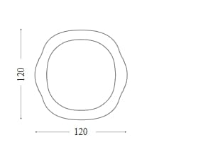 Хрустальное круглое зеркало с рамкой EFORMA MATISSE ARCH-00064259 - Вид №1
